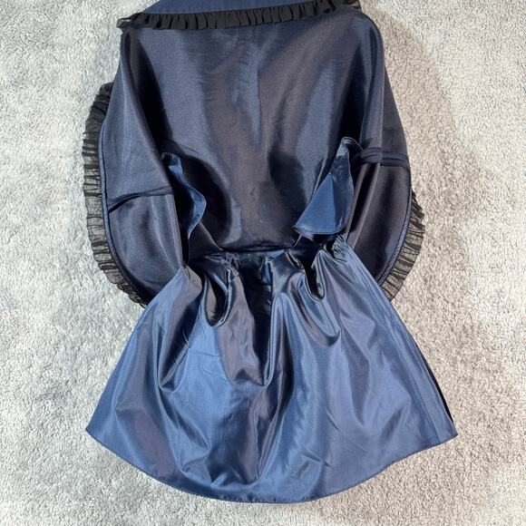 Kate Spade Navy Blue Mini Dress with Black Accents - Picture 7 of 13